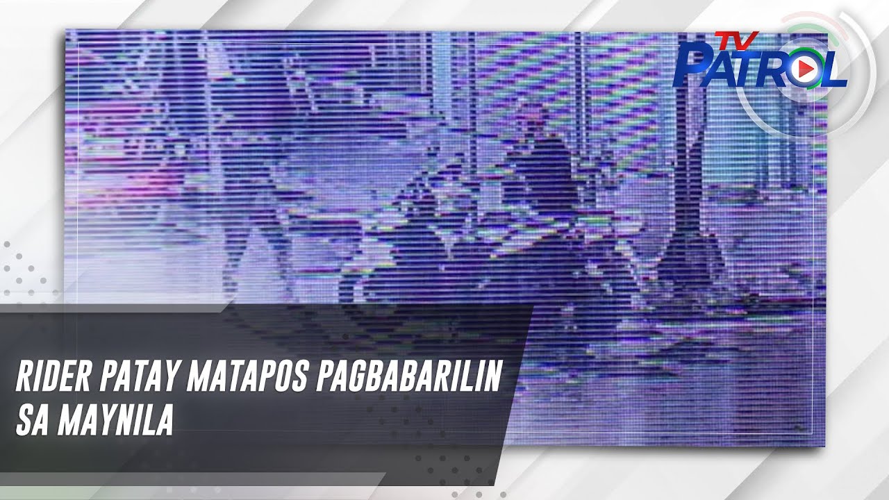rider patay matapos pagbabarilin