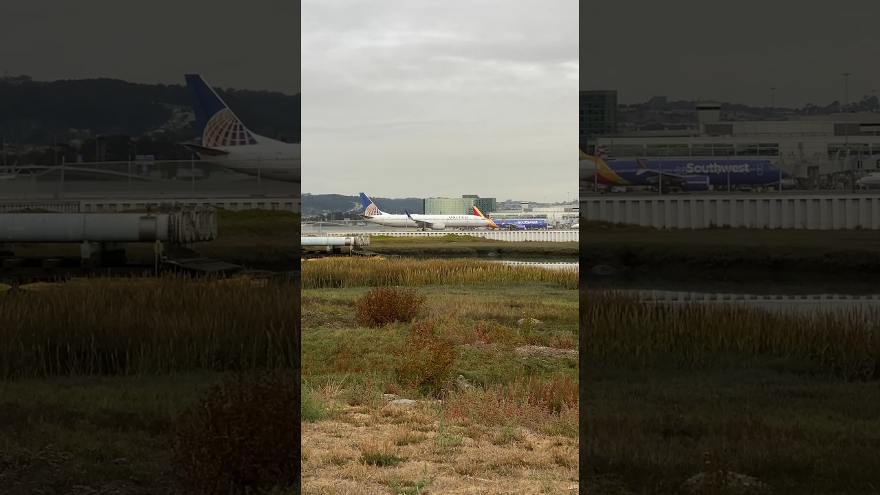 sfo plane spotting united airlin