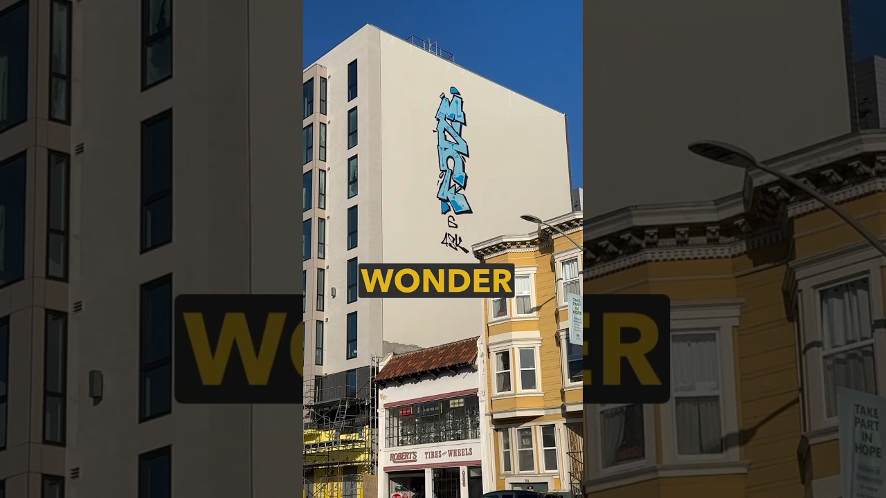 Street Art in San Francisco: The Mystery of How They Got There. #citylife #rooftopart #urbanculture 2 street art in san francisco the