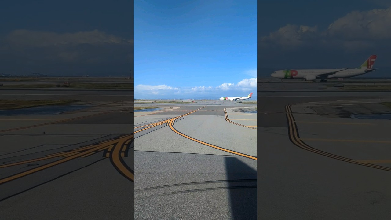 tap air portugal takeoff from 28