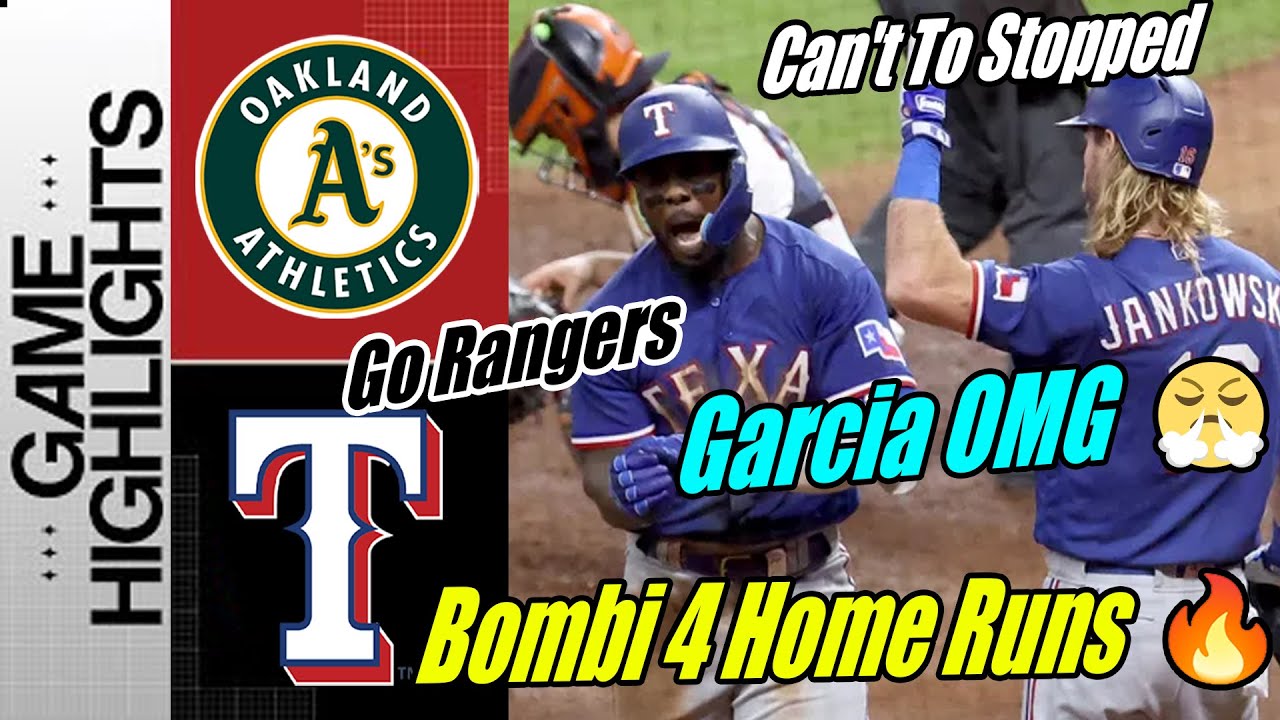 texas rangers vs oakland athleti 13