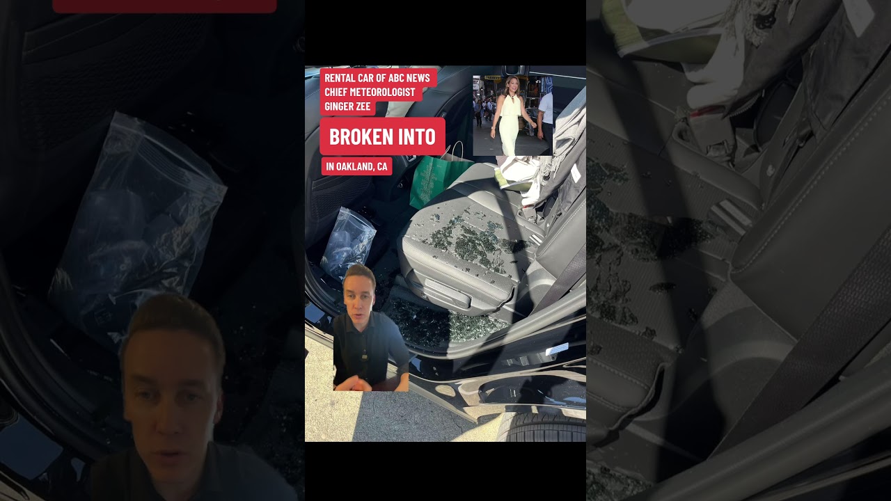 Thieves break into rental car of ABC News Chief Meteorologist Ginger Zee in Oakland, California. 2 thieves break into rental car of