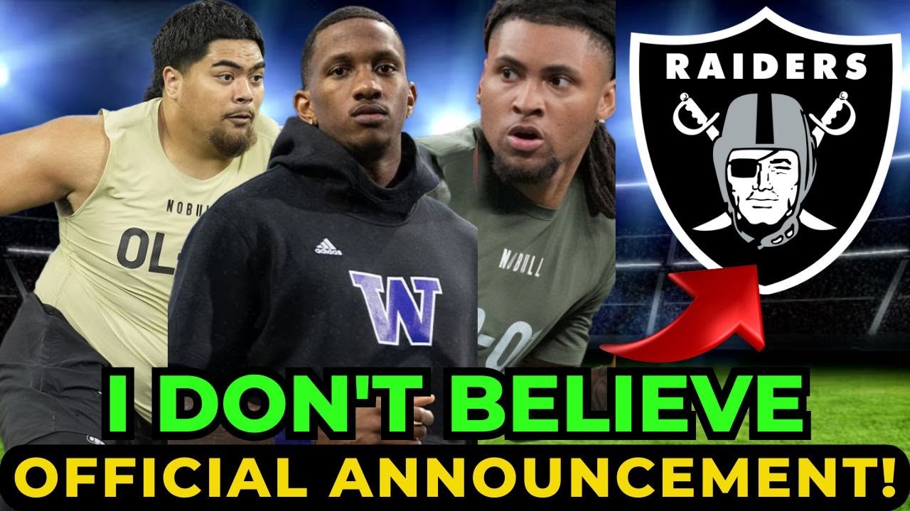URGENT! MOVES HAPPENING! DISCOVER THE NEW STARS NOW! LAS VEGAS RAIDERS NEWS NOW 1 urgent moves happening discover