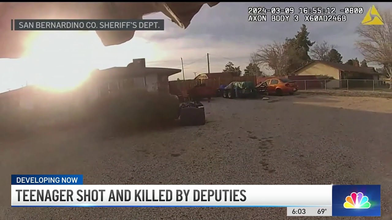Video released of teen shot and killed by deputies in Victorville 2 video released of teen shot and