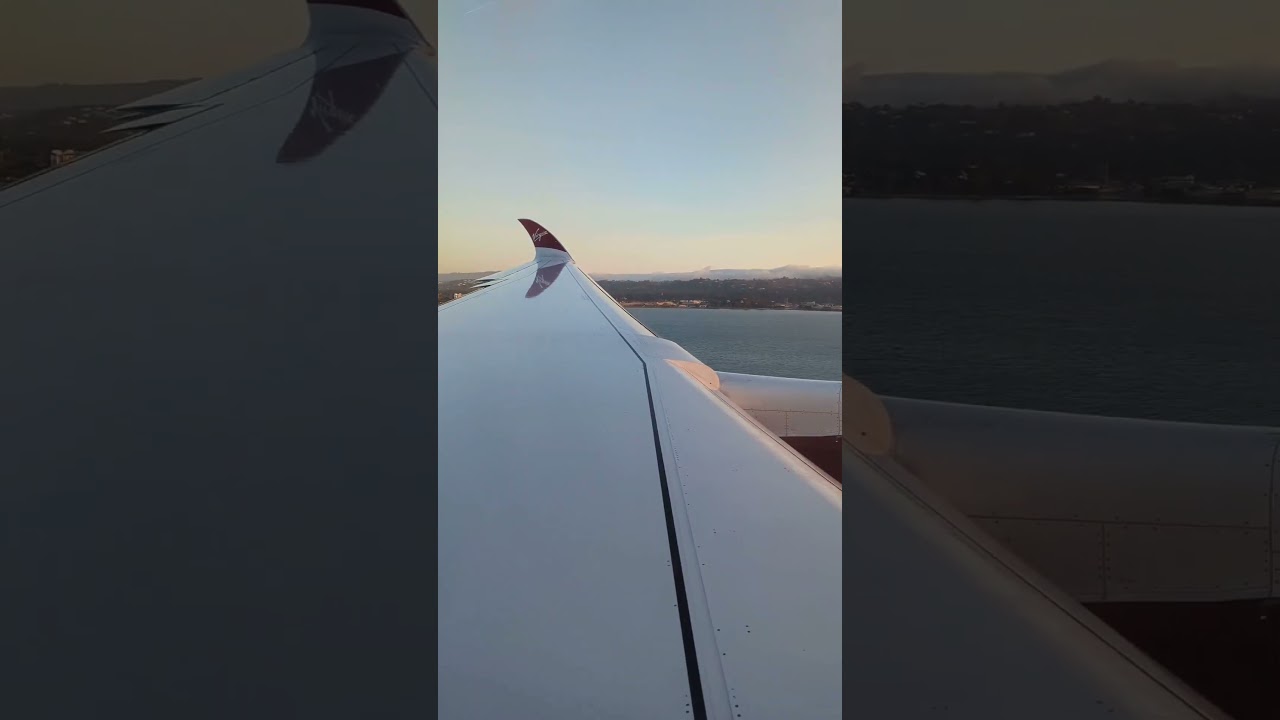 Virgin Atlantic A350-1000 Landing in San Francisco (SFO) #aviation #virginatlantic #landing #a350 2 virgin atlantic a350 1000 landin
