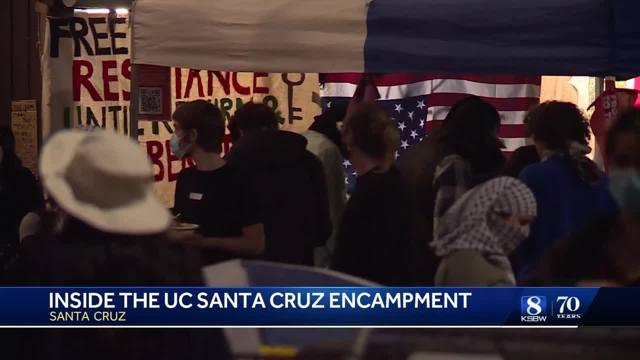 An inside look at UC Santa Cruz encampment, continued protest for divestment 2 an inside look at uc santa cruz