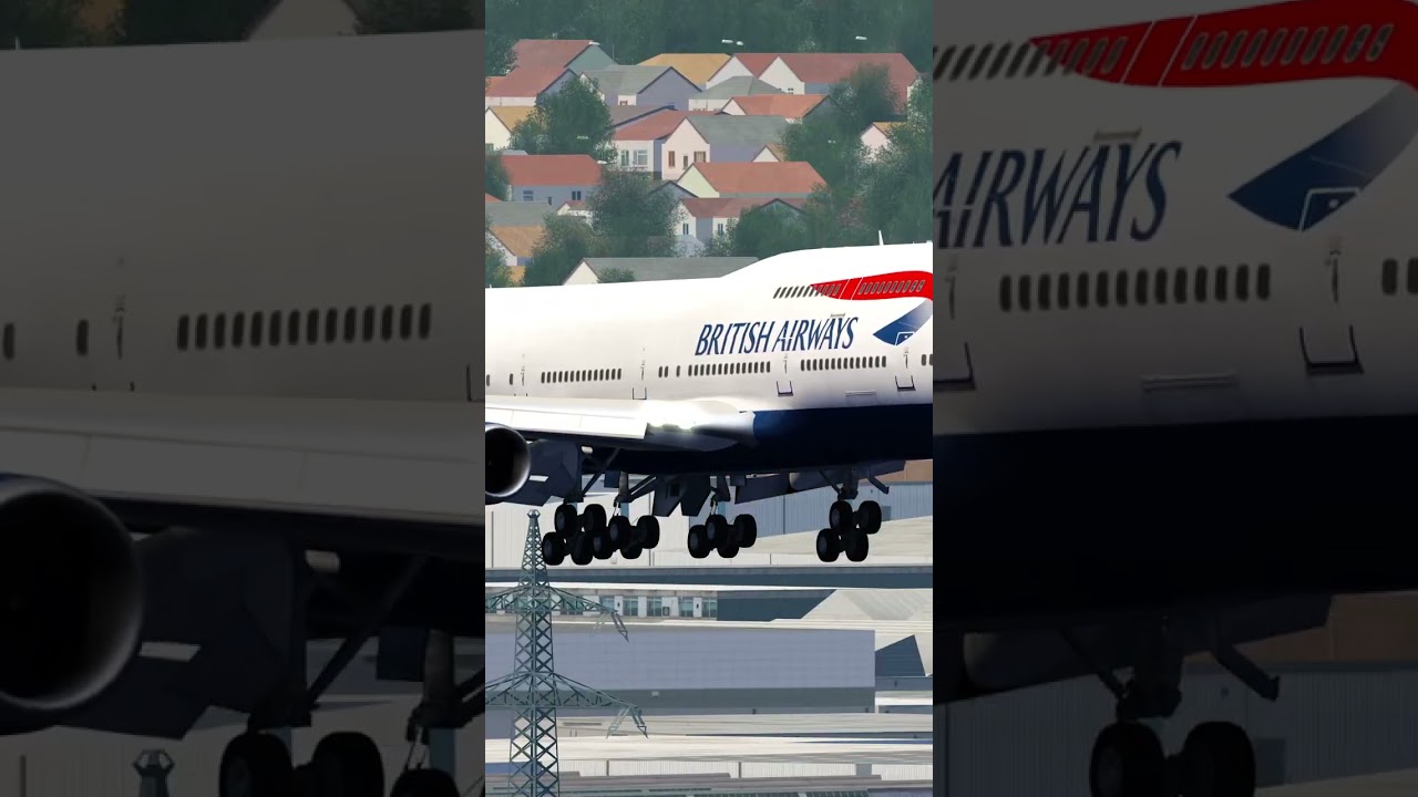 british airways b747 aircraft la
