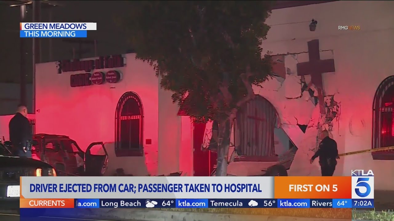 Church sustains heavy damage after fatal crash in Los Angeles 2 church sustains heavy damage aft