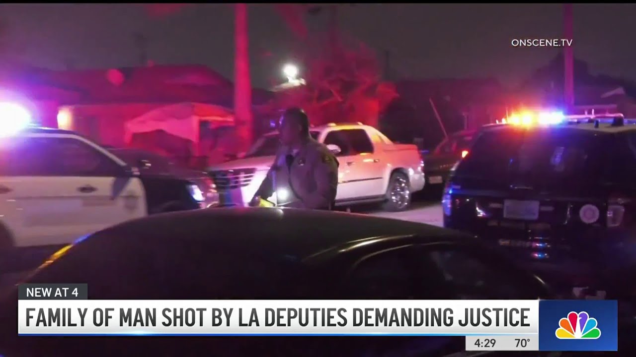 family of man shot by la deputie 1