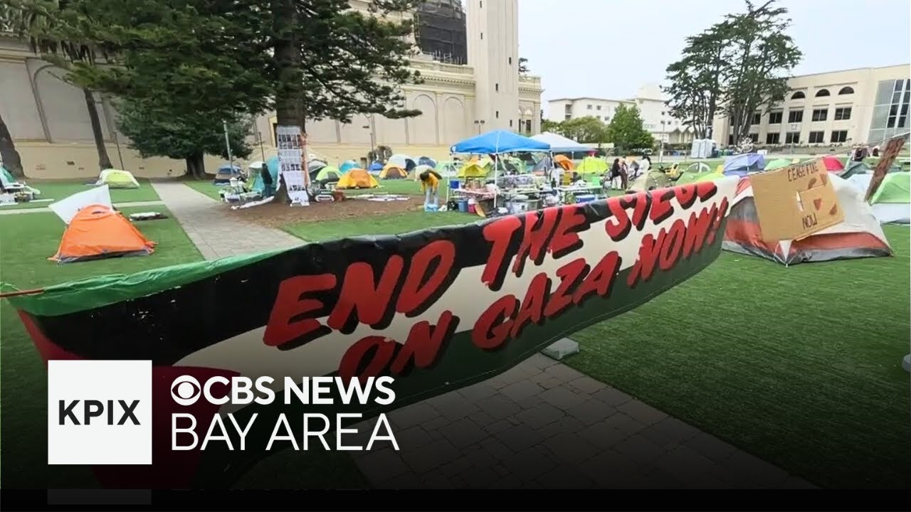 Gaza Encampment at University of San Francisco runs into Deadline to Disband 2 gaza encampment at university of