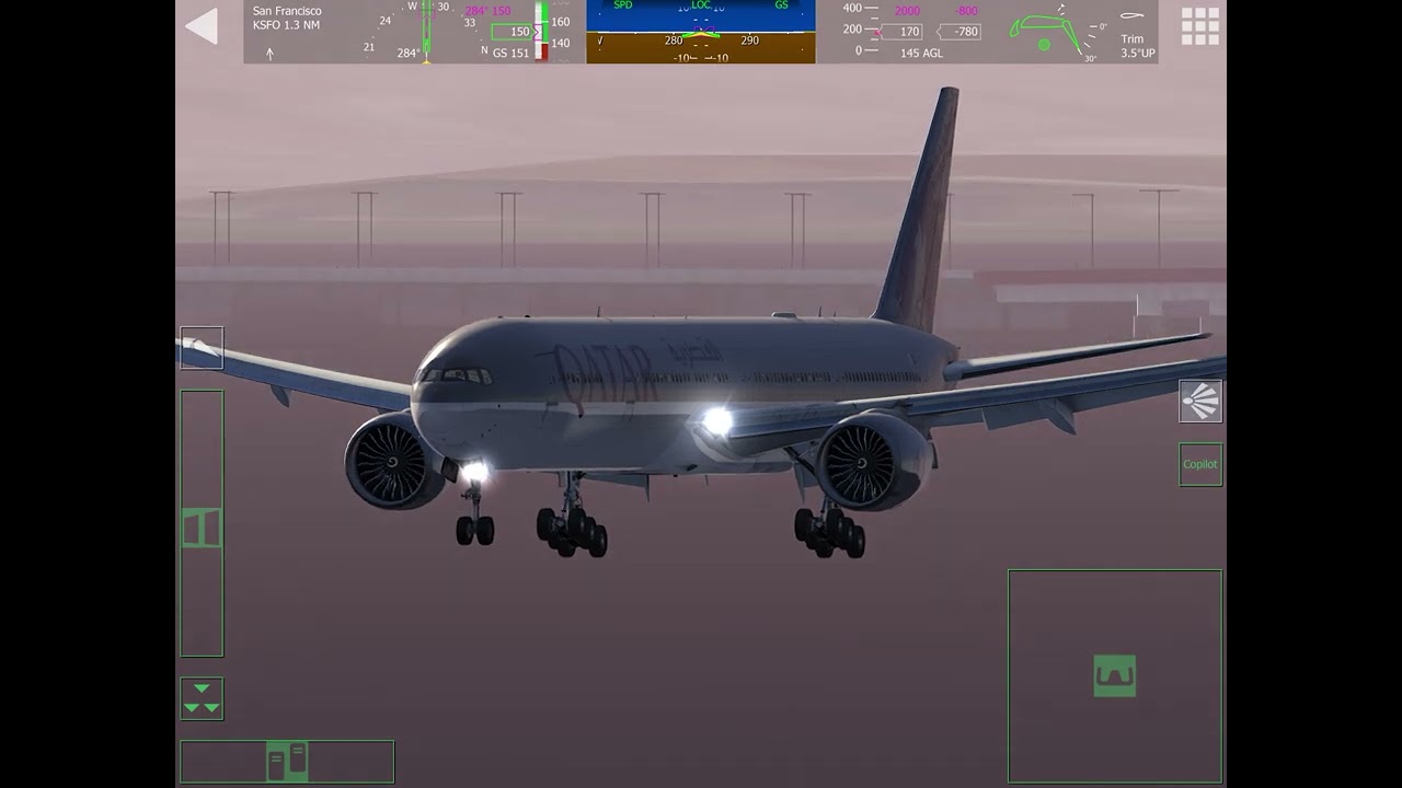 landing at san francisco airport