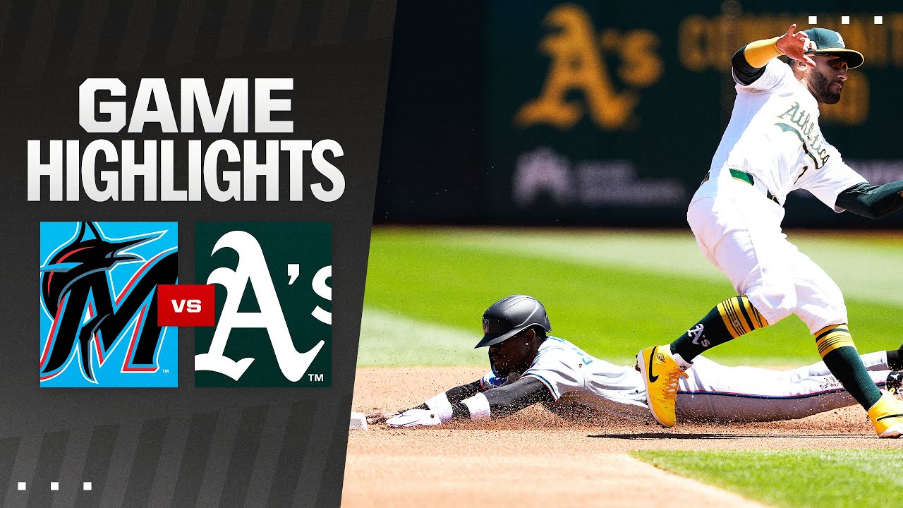 marlins vs as game highlights 5 4