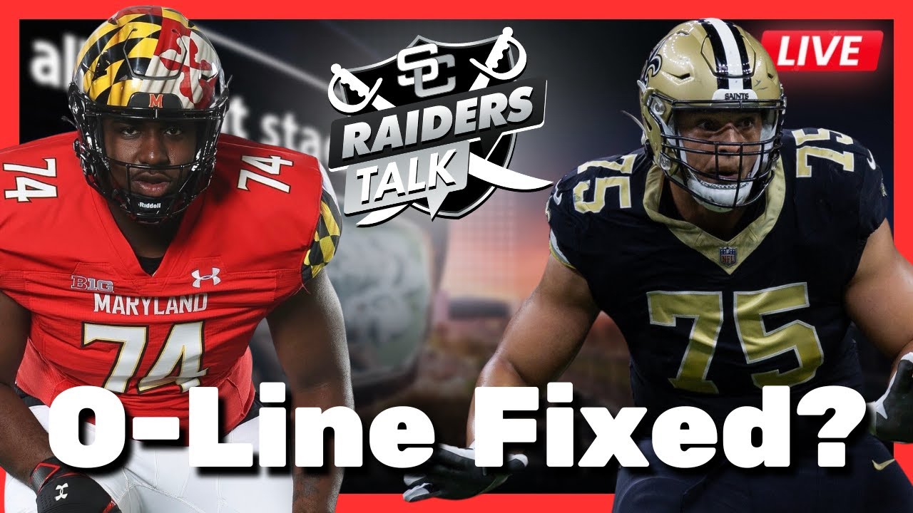 Raiders O-Line Fixed & 2024 Schedule Preview (LIVE) 1 raiders o line fixed 2024 schedu