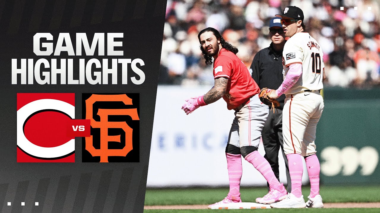 reds vs giants game highlights 5 3