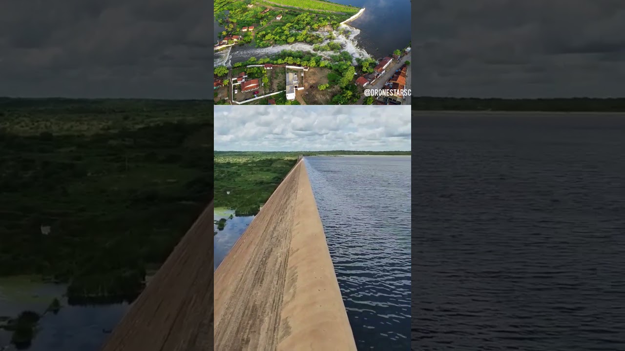 Sangria da barragem de Santa Cruz, no Rio Grande do Norte. #noticias #porcoes #chuvashia 2 sangria da barragem de santa cru