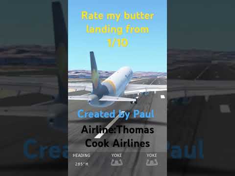 thomas cook butter landing at sa