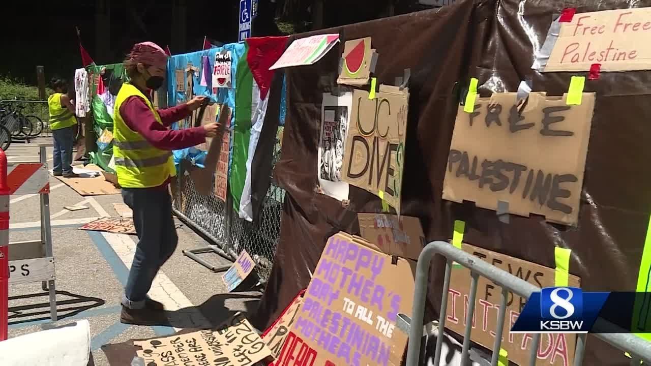 uc santa cruz protest remains pe