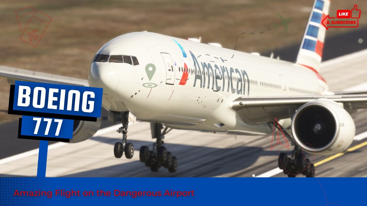 Very AWESOME Aircraft Flight Landing!! Boeing 777 American Airlines Landing at San Francisco Airport 1 very awesome aircraft flight lan