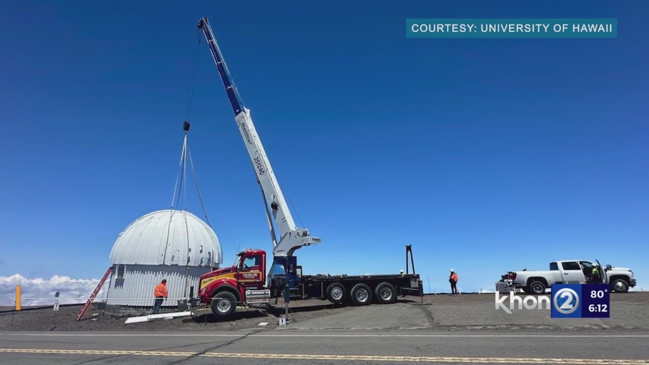 crews remove first observatory o