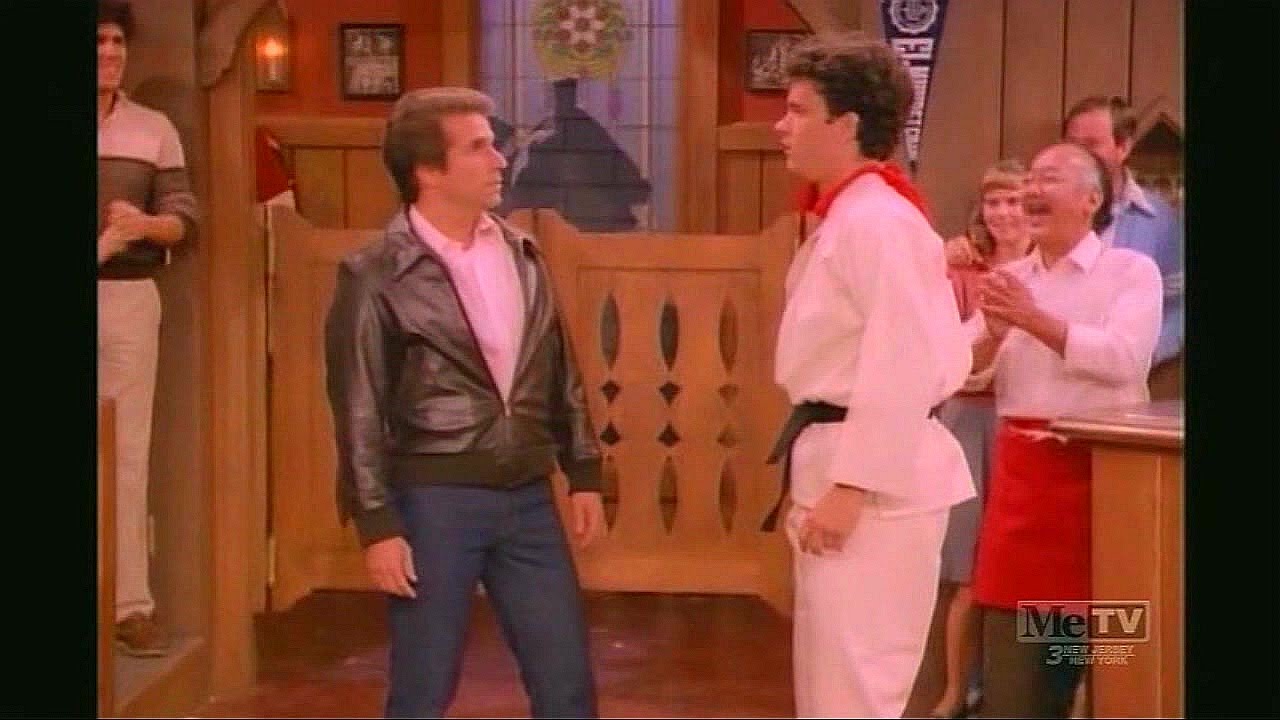 happy days fonzie fights his chi