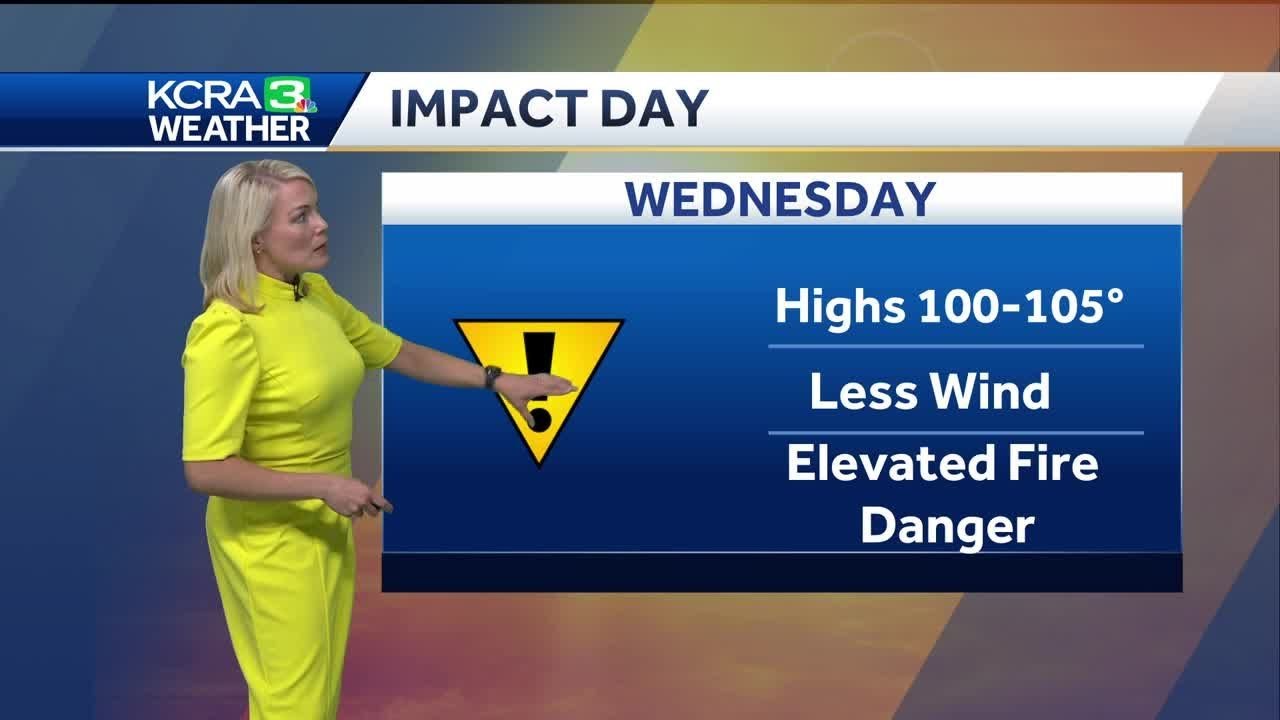 northern california heat forecas