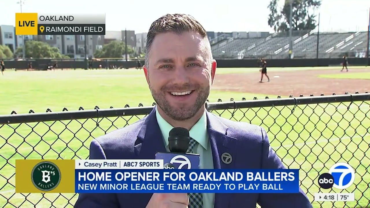 Oakland Ballers Opening Day - with JT Snow, Kelsie Whitmore, Austin Davis and Mayor Thao 2 oakland ballers opening day with