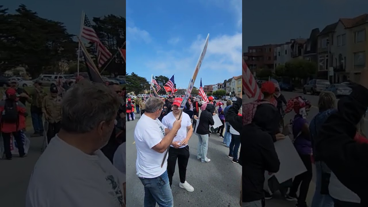 trumps supporters in the city of