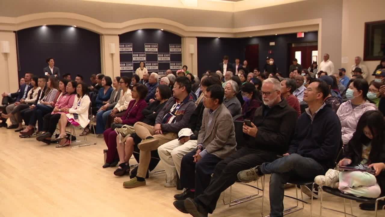 rep adam schiff campaigns in oak