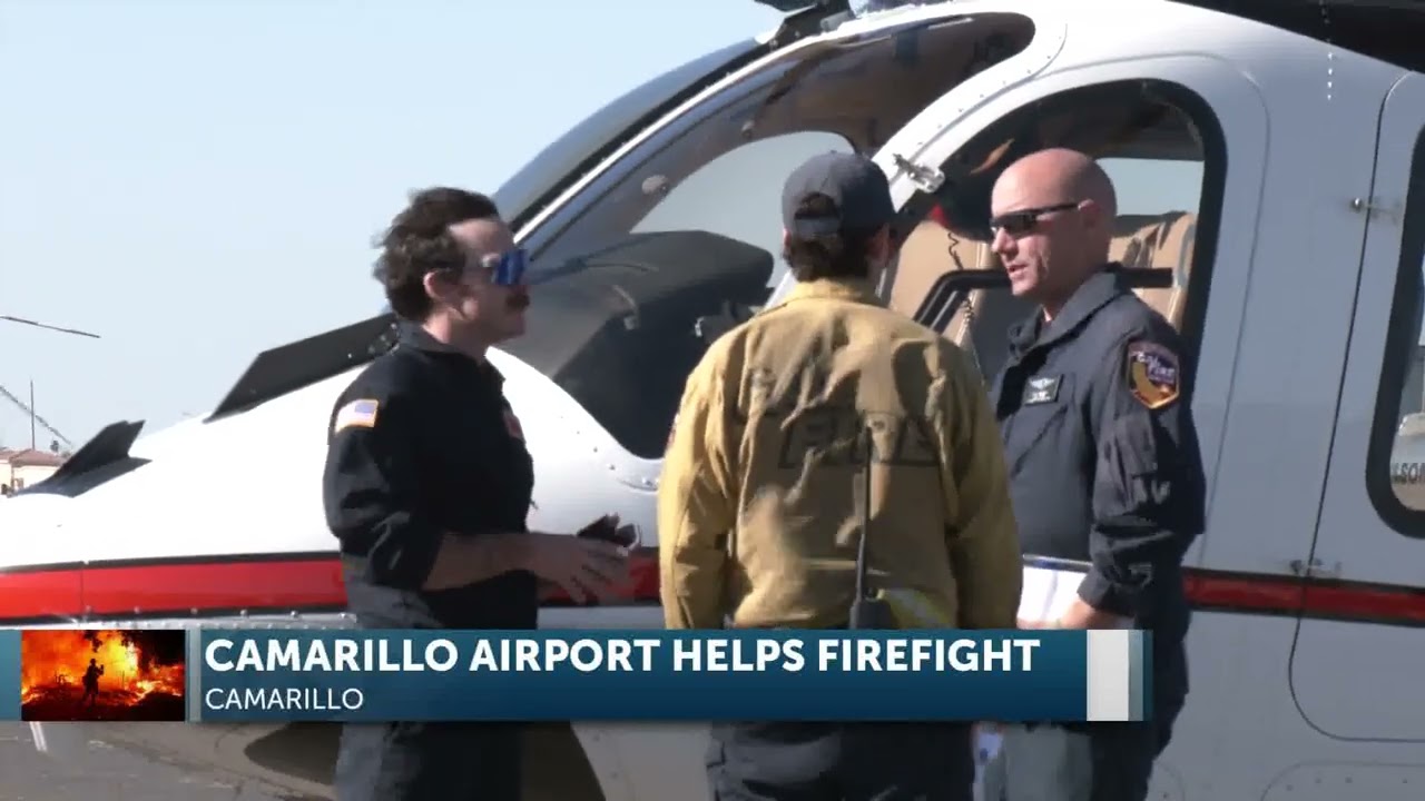 Camarillo Airport plays crucial role in firefighting efforts across southern California 2 camarillo airport plays crucial