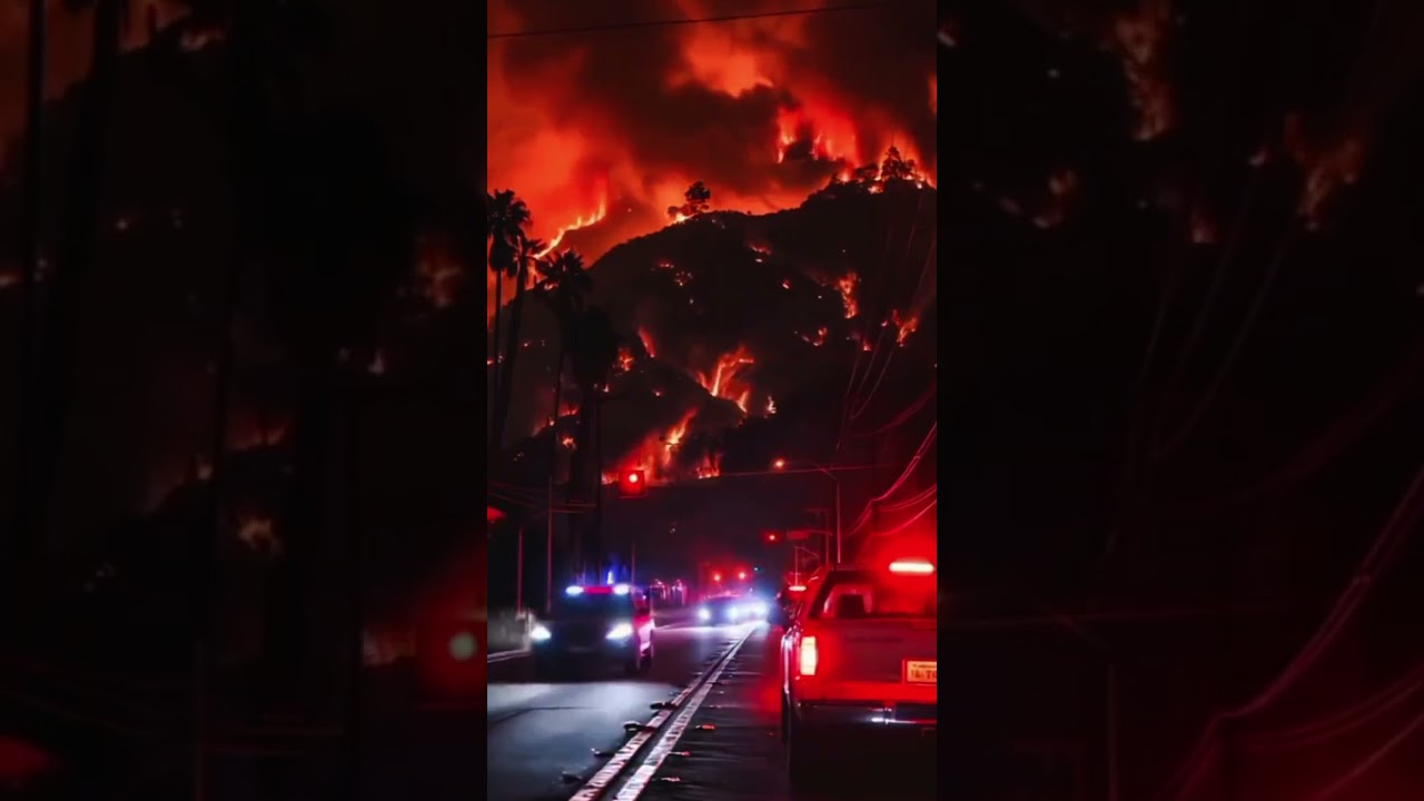 los angeles is on firenews short