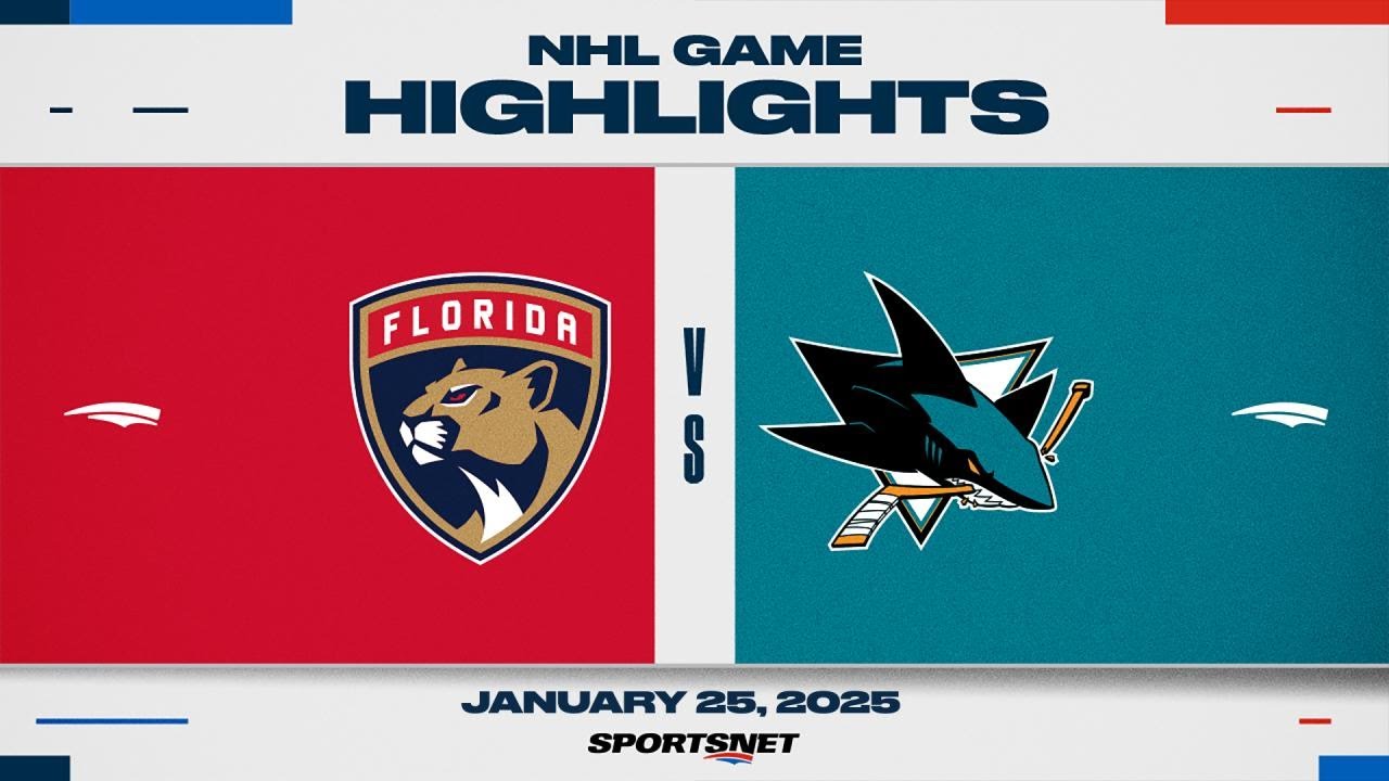 nhl highlights panthers vs shark 1
