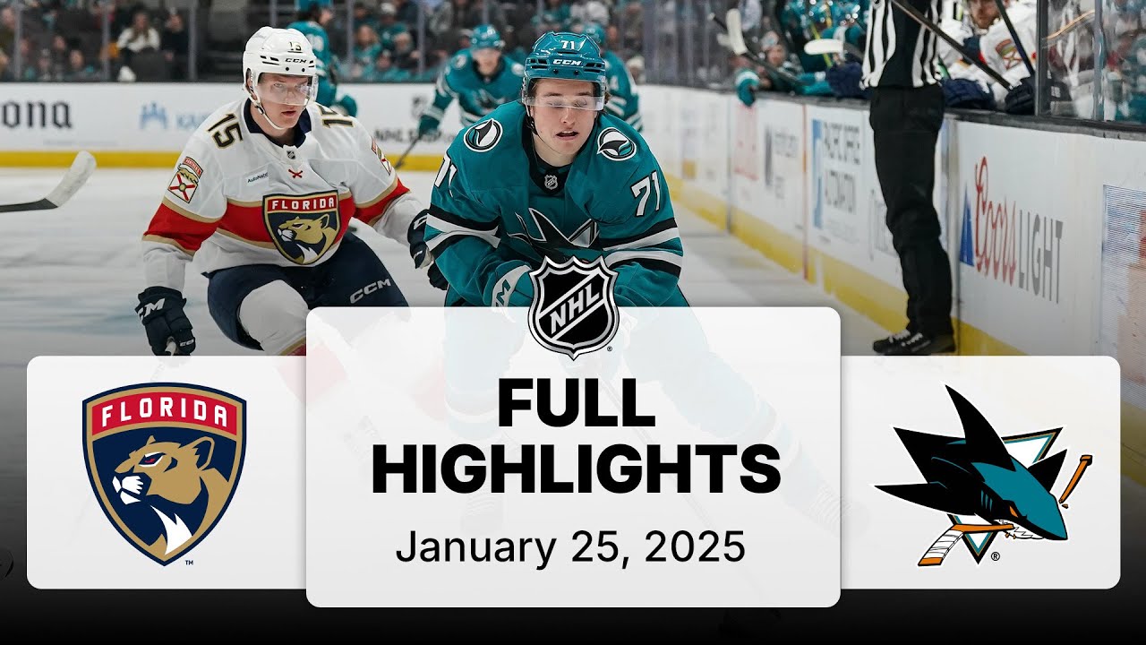 nhl highlights panthers vs shark