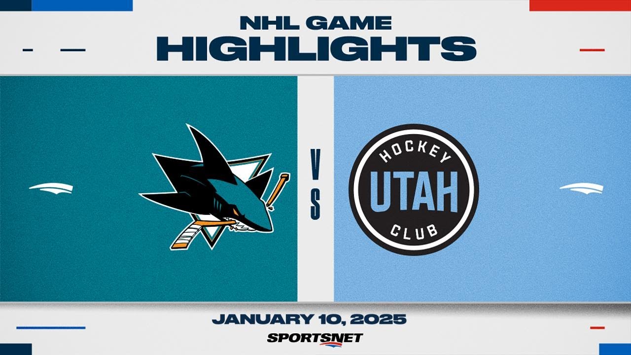 nhl highlights sharks vs utah hc