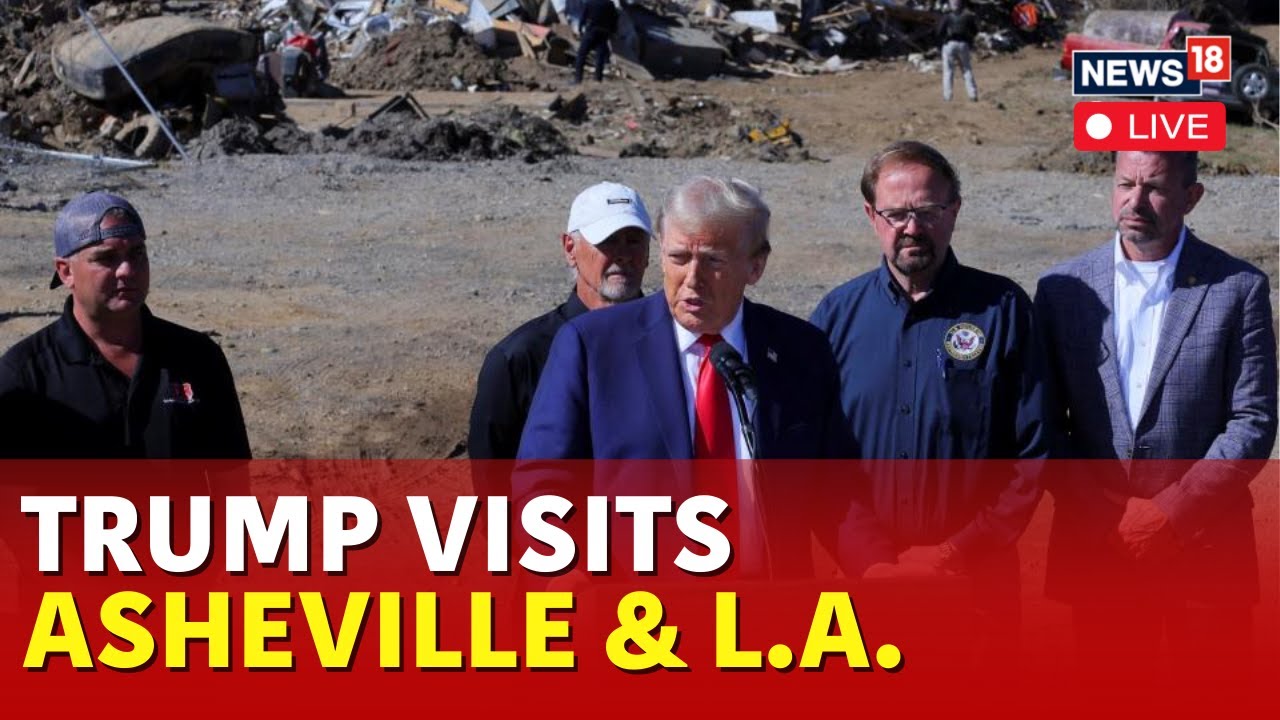 President Trump To Visit Disaster Recovery Areas In LA And Asheville, N.C. | N18G | News18 Live 2 president trump to visit disaste