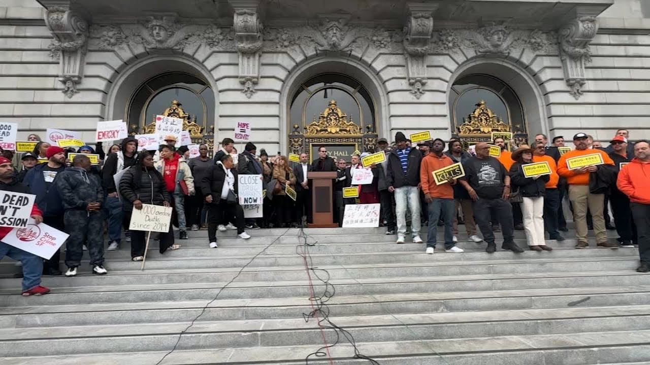 rally held in support of san fra