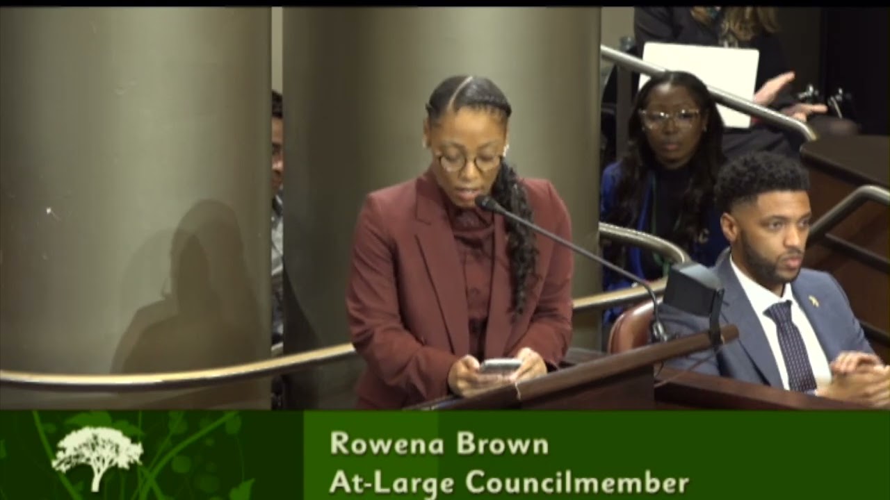 Rowena Brown Oakland City Councilmember At Large 2025 Swearing In Speech 2 rowena brown oakland city counci