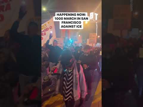 March in San Francisco against ICE and Trump 2 march in san francisco against i