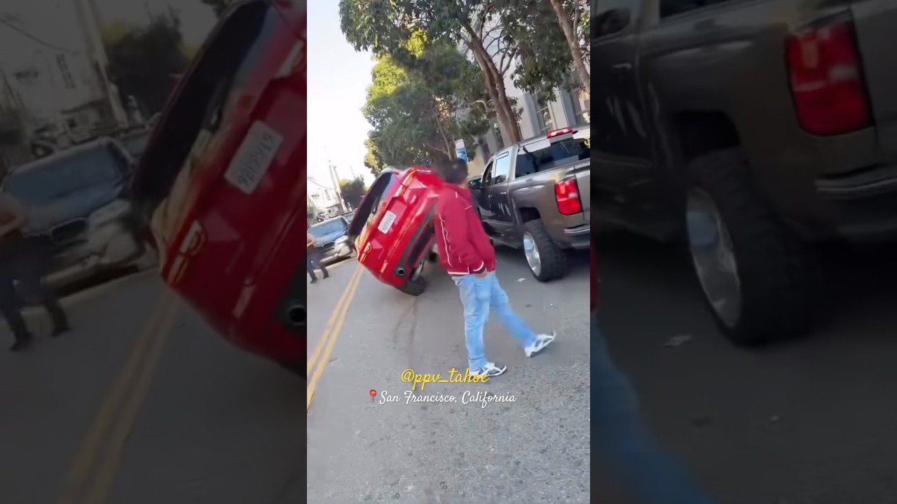 parallel parking on top of a che