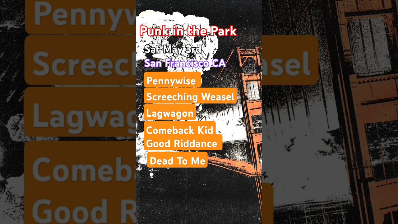 Punk in the Park - San Francisco 1 punk in the park san francisco