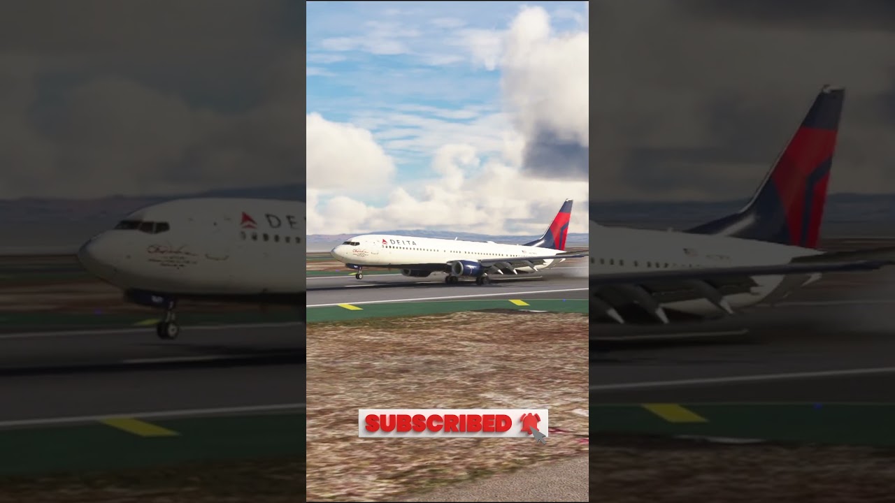 SHOCKING Delta Airlines Boeing 737 Hard Landing at San Francisco Airport 2 shocking delta airlines boeing 7