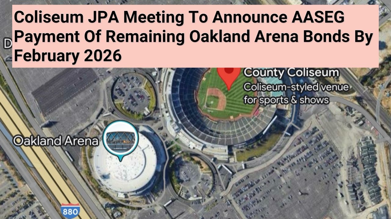 Oakland - Alameda Coliseum JPA Commission Meeting April 18th 2025 On Sale Of Coliseum Land To AASEG 2 oakland alameda coliseum jpa com