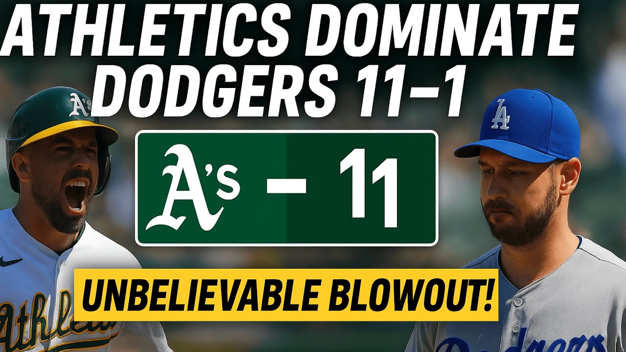 Athletics Crush Dodgers 11–1 | Full Game Recap & Highlights #athletics #dodgers #highlights 2 athletics crush dodgers 11 1 ful