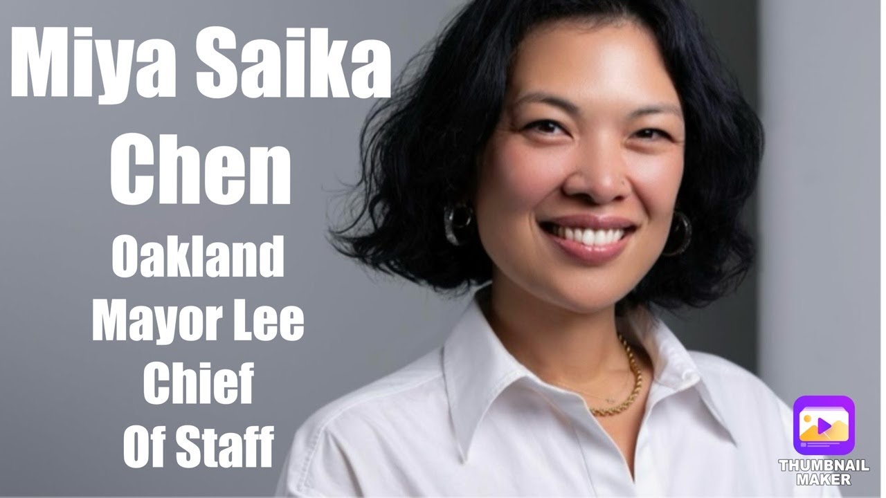 Miya Saika Chen Mayor Lee Chief Of Staff 1st Asian Female COS For An Oakland Mayor In City’s History 2 miya saika chen mayor lee chief