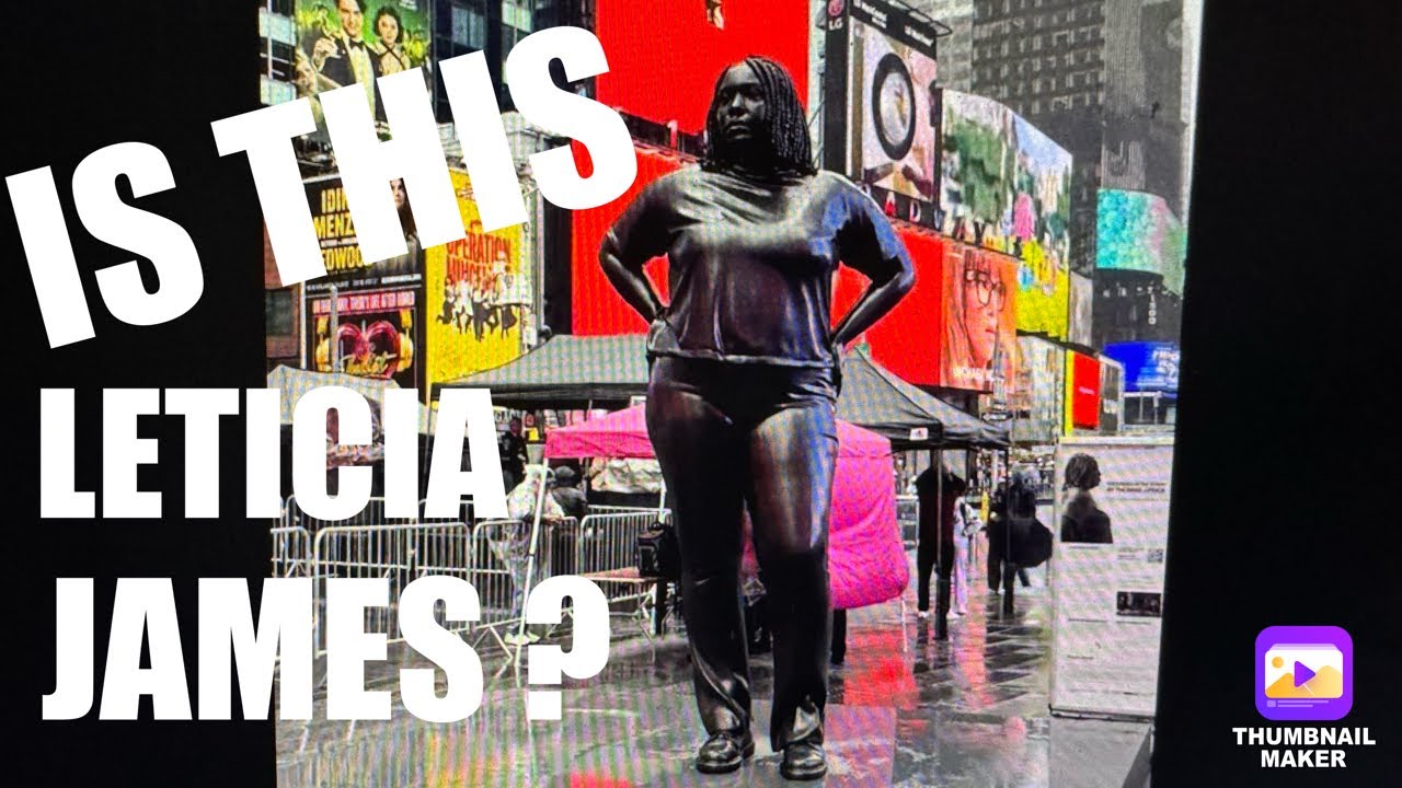 new times square statue of black