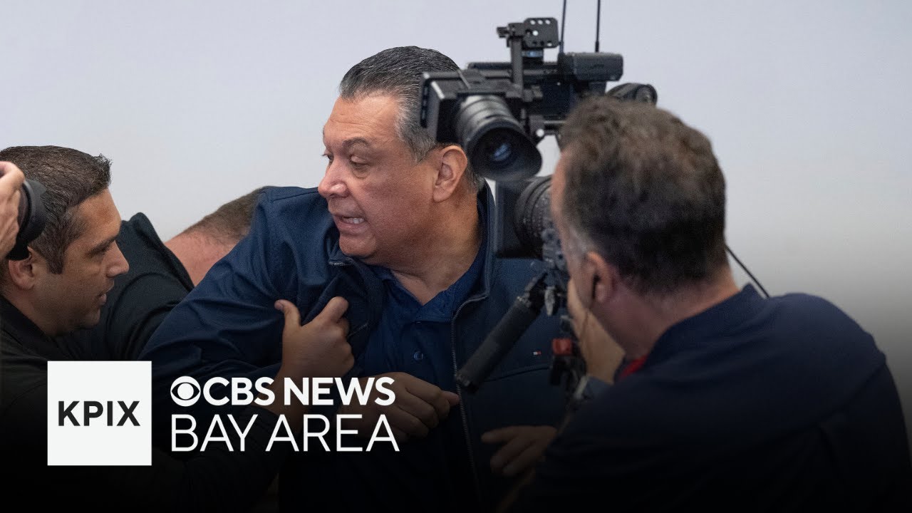 California U.S. Senator Padilla shoved out of DHS news conference 1 california u s senator padilla s