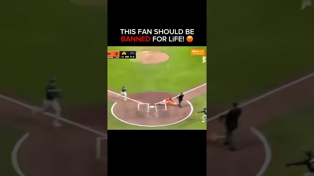 Fan THROWS Baseball Onto Field Mid-Play?! Giants Catcher Left Stunned đłâžď¸ 2 fan throws baseball onto field m
