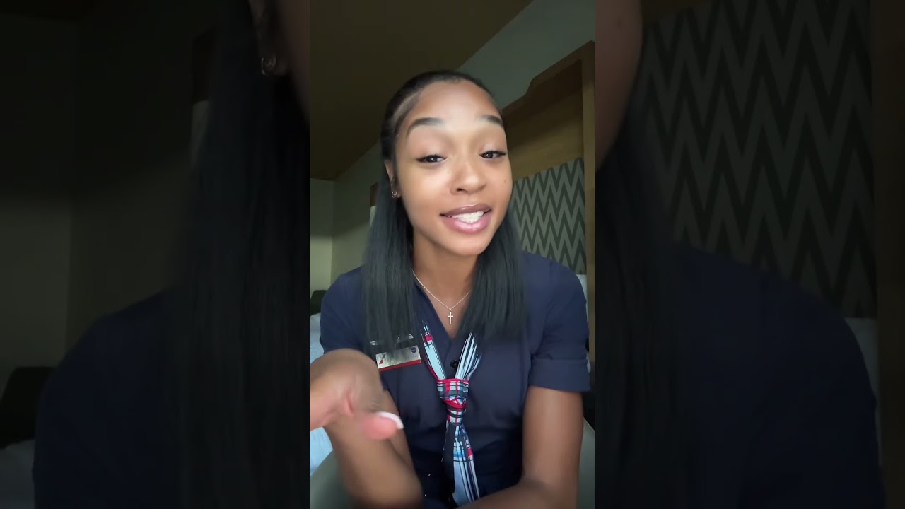 flight attendant spills the tea