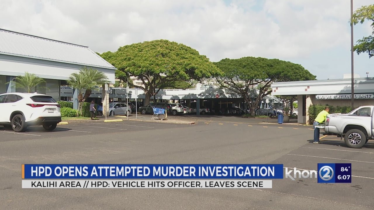 Man hits HPD officer with stolen car, investigation underway 1 man hits hpd officer with stolen