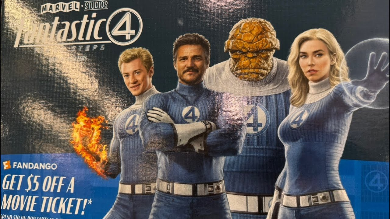 The Fantastic Four Movie With Pop-Tarts For Kroger's Grocery In Store Promotion In Fayetteville GA 2 the fantastic four movie with po