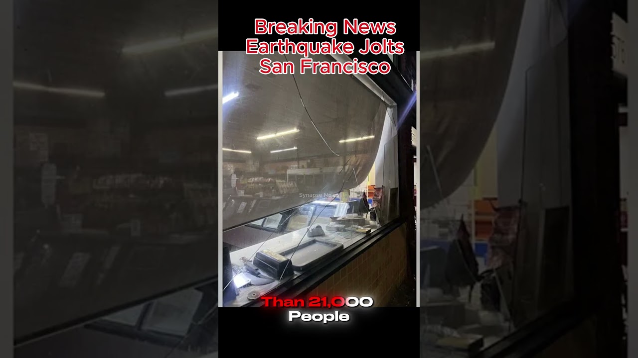 4.3 magnitude Earthquake jolts San Francisco #earthquake #usanewstoday #breakingnews #usa #news 1 4 3 magnitude earthquake jolts s
